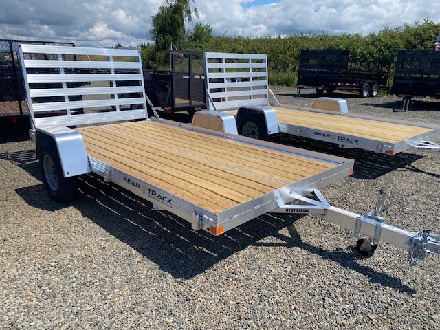 6.3 x 12 ALUMINUM UTILITY W/ WOOD DECK