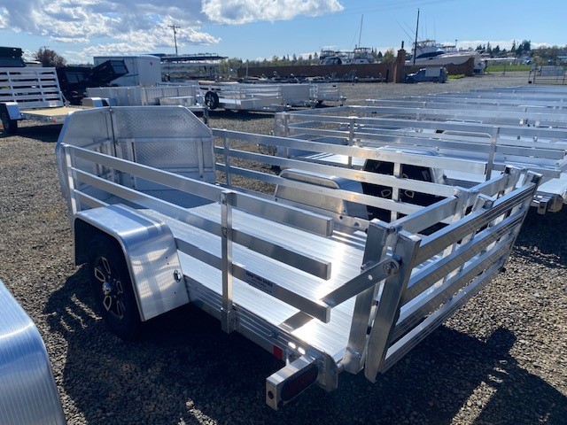 4.4X10 ALUMINUM MOTORCYCLE TRAILER photo 2