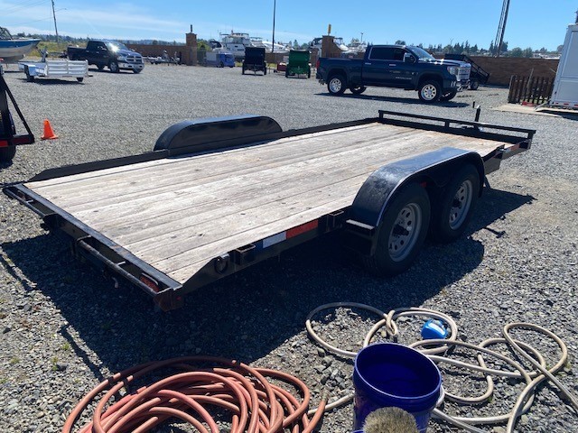 7X16 USED FLATBED 7K photo 2